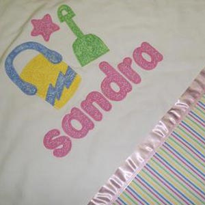 pastel sandpail blanket